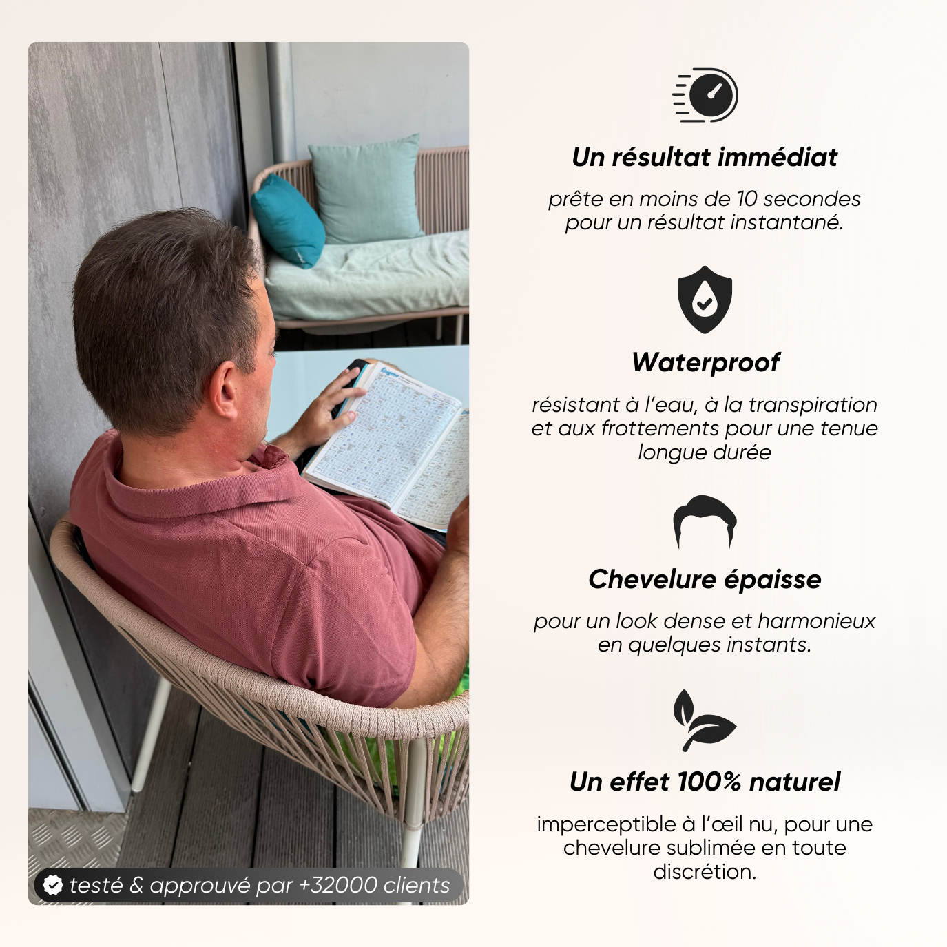 Camouflage capillaire